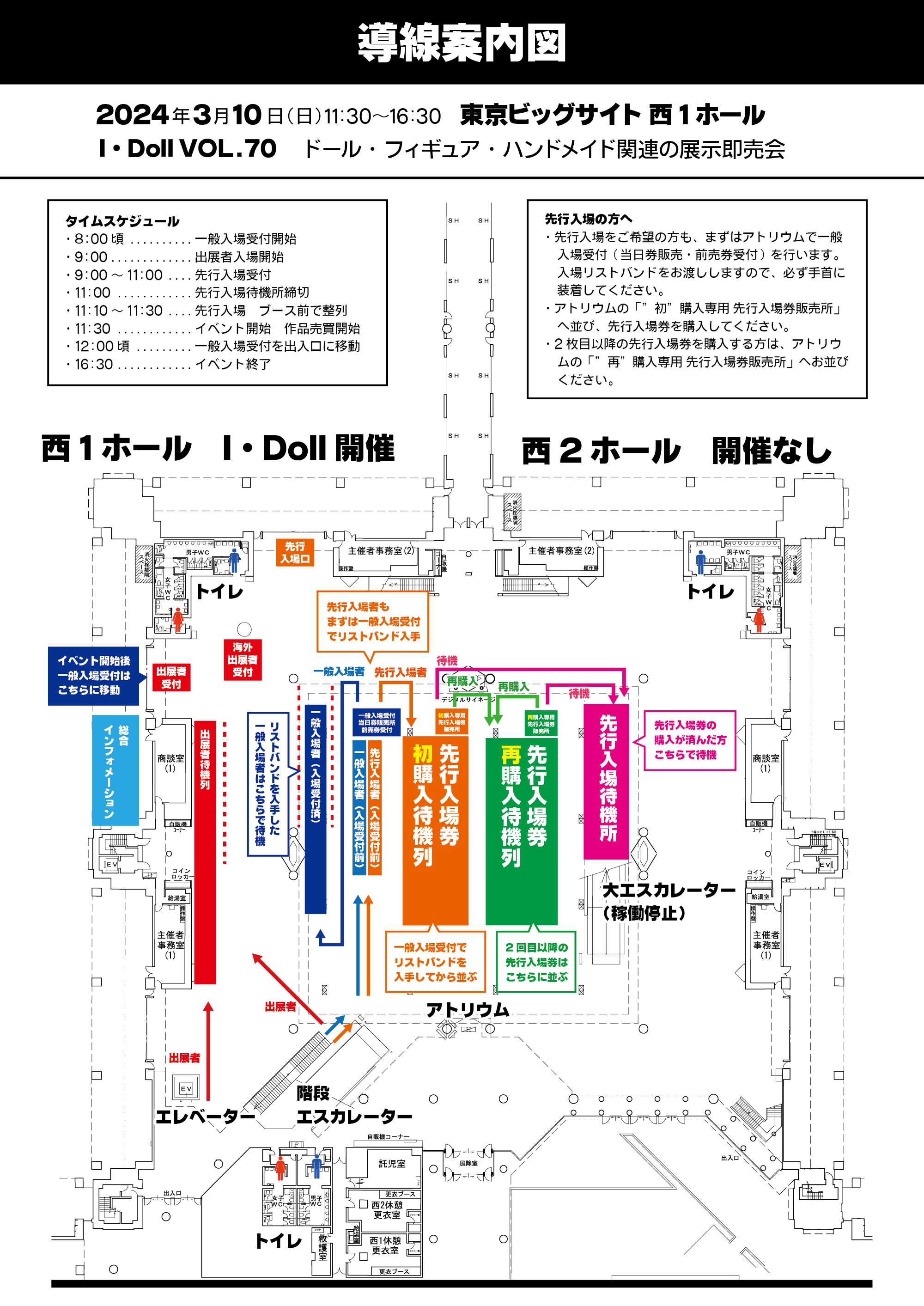 イベント当日の導線